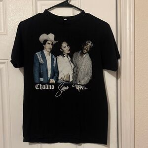 Chalino Sanchez, Selena, and Tupac graphic tee